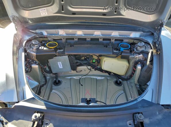 WP0CA2A80HS221950 2017 PORSCHE BOXSTER Gray Widok wnętrza z tyłu