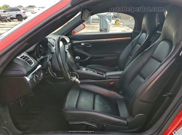 WP0CA2A85GS120546 2016 PORSCHE BOXSTER Red Սալոնի դիմացի տեսք