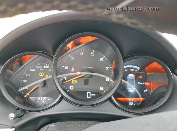 WP0CA2A85GS120546 2016 PORSCHE BOXSTER Red Սարքավորումների վահանակի տեսք
