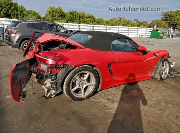 WP0CA2A85GS120546 2016 PORSCHE BOXSTER Red Հետևի աջ