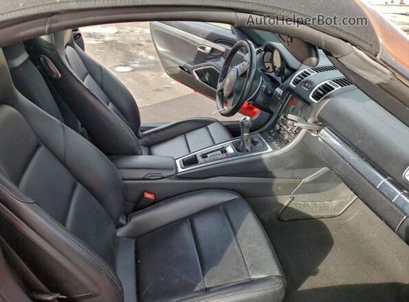 WP0CA2A85GS120546 2016 PORSCHE BOXSTER Red Հետևի նստատեղերի տեսք