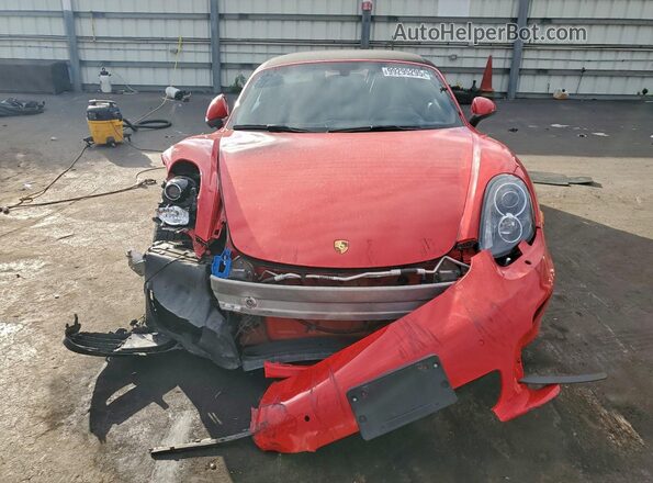 WP0CA2A85GS120546 2016 PORSCHE BOXSTER Red Դիմացի տեսք