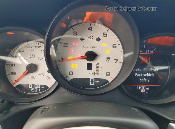 WP0CA2A89RK205702 2024 PORSCHE BOXSTER Purple Vista del cuadro de instrumentos