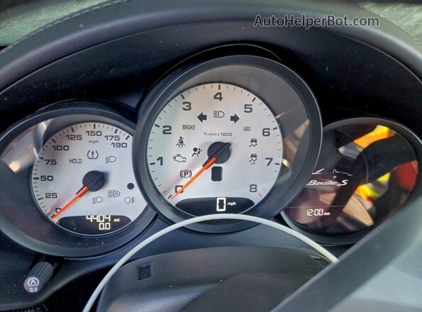 WP0CB2A80SK226019 2025 PORSCHE BOXSTER Gray Instrument cluster view