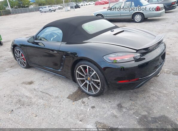 WP0CB2A88HS240789 2017 PORSCHE BOXSTER Черный Задняя левая четверть