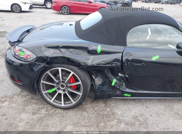 WP0CB2A88HS240789 2017 PORSCHE BOXSTER Черный Вид спереди