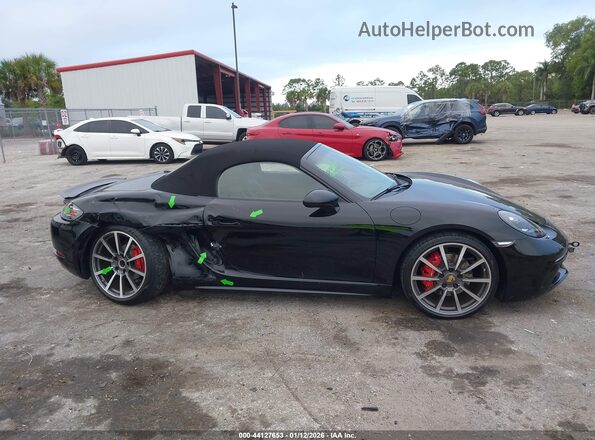 WP0CB2A88HS240789 2017 PORSCHE BOXSTER Черный Вид задней части салона