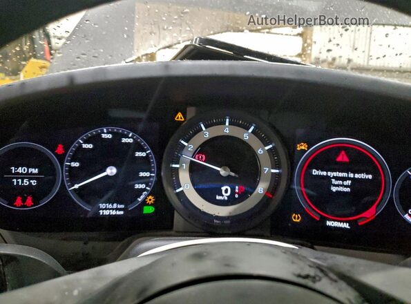 WP0CB2A95RS245930 2024 PORSCHE 911 Gray Вид щитка приладів