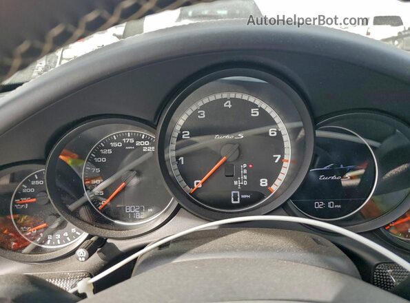WP0CD2A94GS178390 2016 PORSCHE 911 Gray Vista del cuadro de instrumentos