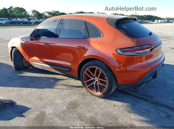 WP1AA2A50NLB04869 2022 PORSCHE MACAN Orange Задня ліва чверть