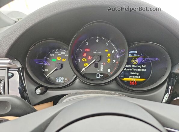 WP1AA2A51TLB01069 2026 PORSCHE MACAN White Вид щитка приладів