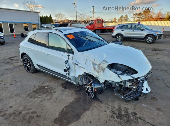 WP1AA2A52NLB00029 2022 PORSCHE MACAN Белый Передняя правая четверть
