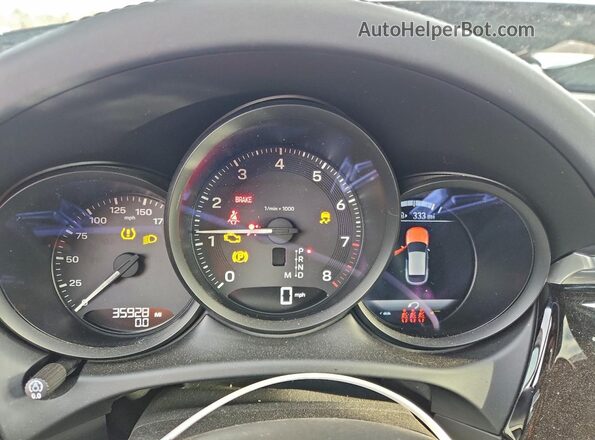 WP1AA2A52PLB03452 2023 PORSCHE MACAN Черный Вид щитка приборов