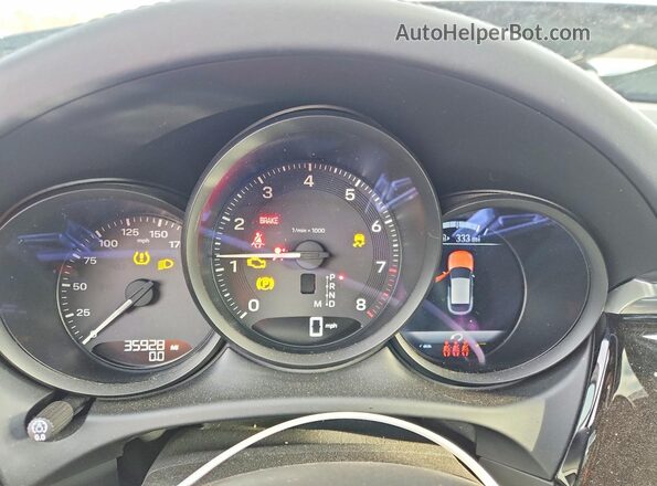 WP1AA2A52PLB03452 2023 PORSCHE MACAN Черный Вид щитка приборов