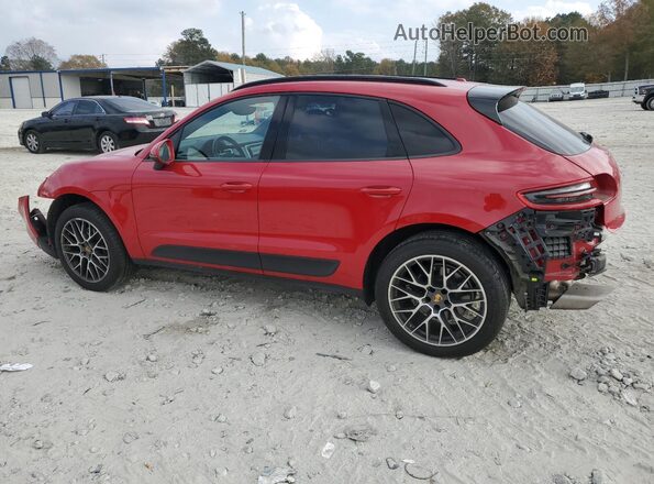 WP1AA2A53JLB03693 2018 PORSCHE MACAN Красный Задняя левая четверть