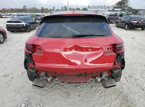 WP1AA2A53JLB03693 2018 PORSCHE MACAN Красный Вид сзади