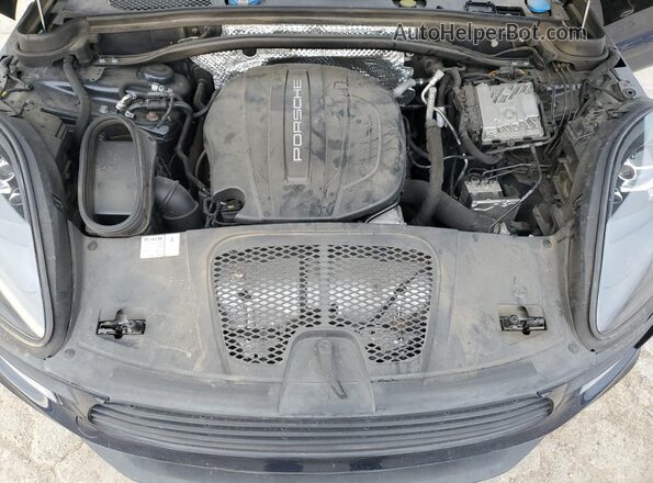 WP1AA2A54KLB04028 2019 PORSCHE MACAN Blue Vista interior trasera
