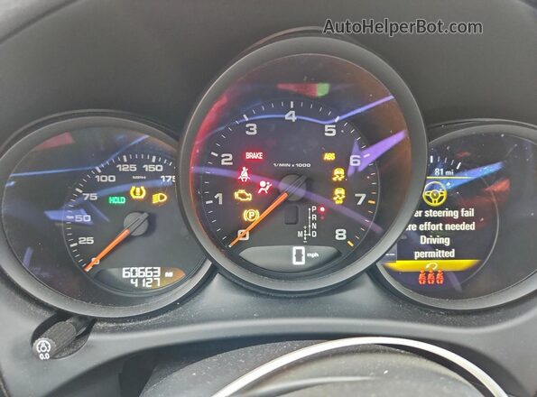 WP1AA2A54MLB02735 2021 PORSCHE MACAN White Vista del cuadro de instrumentos
