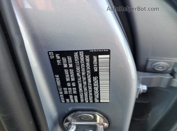 WP1AA2A54RLB06095 2024 PORSCHE MACAN Серебряный 
