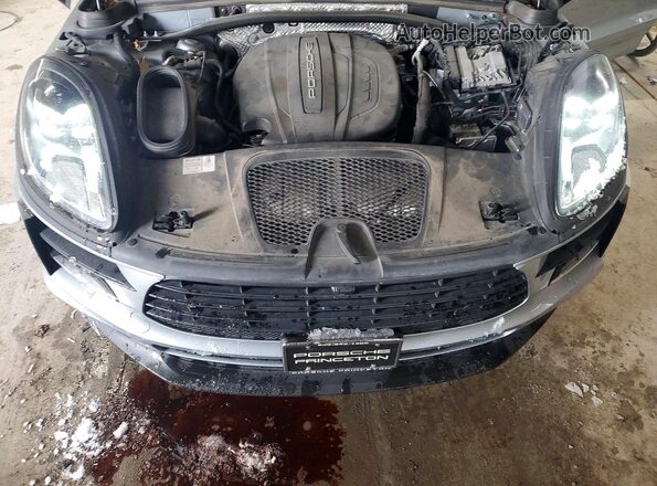WP1AA2A56MLB00453 2021 PORSCHE MACAN Silver Вид підкапотного простору