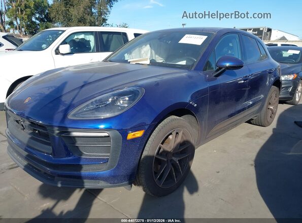WP1AA2A56PLB05348 2023 PORSCHE MACAN Синий Передняя левая четверть