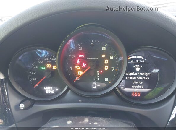 WP1AA2A5XMLB08135 2021 PORSCHE MACAN Black უკანა სავარძლების ხედი