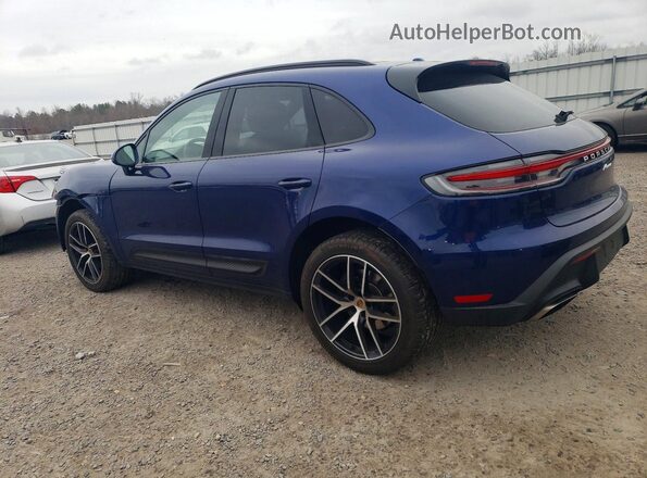 WP1AA2A5XRLB10734 2024 PORSCHE MACAN Синий Задняя левая четверть