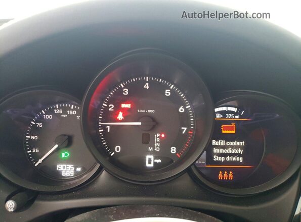 WP1AA2A5XRLB10734 2024 PORSCHE MACAN Синий Вид щитка приборов