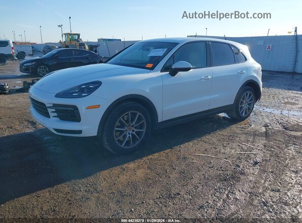 WP1AA2AY0MDA01714 2021 PORSCHE CAYENNE White Vista tres cuartos delantera izquierda