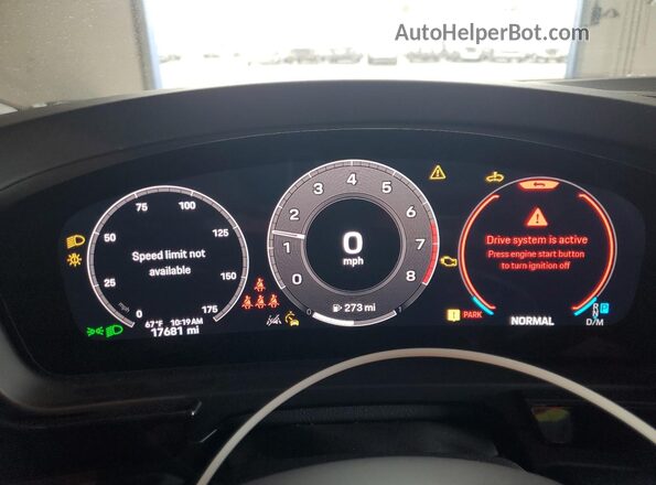 WP1AA2AY0RDA06886 2024 PORSCHE CAYENNE Blue Widok zestawu wskaźników