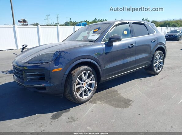 WP1AA2AY3TDA01754 2026 PORSCHE CAYENNE Blue Front left