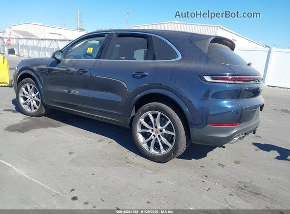 WP1AA2AY3TDA01754 2026 PORSCHE CAYENNE Blue Rear left