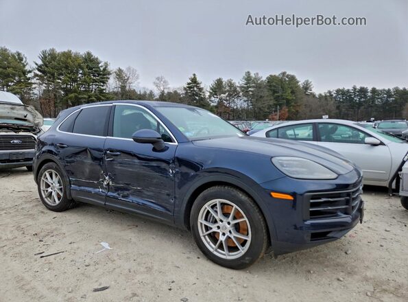 WP1AA2AY6RDA12255 2024 PORSCHE CAYENNE Blue Передня права чверть