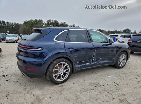 WP1AA2AY6RDA12255 2024 PORSCHE CAYENNE Blue Задня права чверть