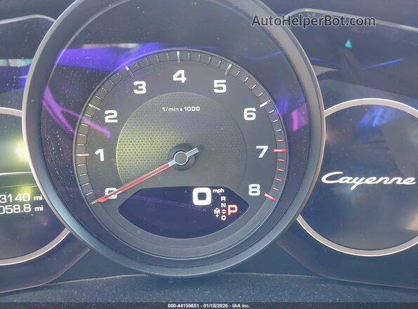 WP1AA2AY7KDA00718 2019 PORSCHE CAYENNE Blue უკანა სავარძლების ხედი