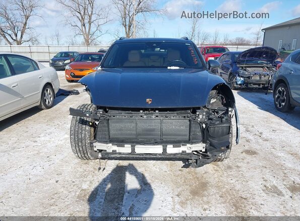 WP1AA2AY7KDA00718 2019 PORSCHE CAYENNE Blue უკანა სალონის ხედი
