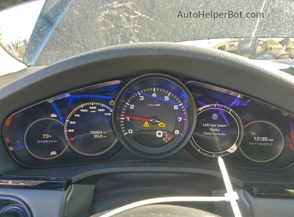 WP1AA2AY7LDA03832 2020 PORSCHE CAYENNE Black Vista del cuadro de instrumentos