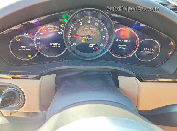 WP1AA2AY7MDA10233 2021 PORSCHE CAYENNE Белый Вид щитка приборов