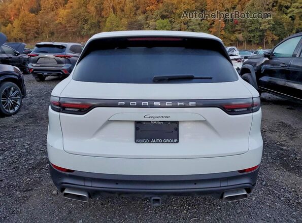 WP1AA2AY8PDA04901 2023 PORSCHE CAYENNE White უკანა ხედი