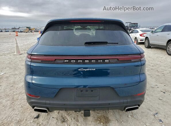 WP1AA2AY8SDA04499 2025 PORSCHE CAYENNE Blue Rear view