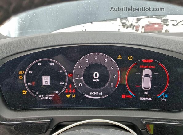 WP1AA2AY8SDA04499 2025 PORSCHE CAYENNE Blue Instrument cluster view