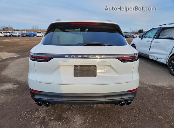 WP1AA2AYXNDA05268 2022 PORSCHE CAYENNE White Widok z tyłu