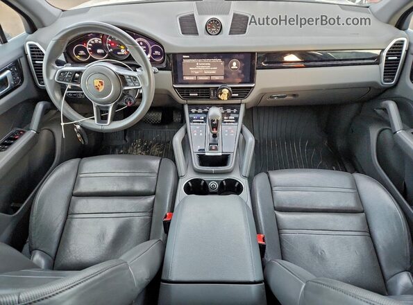 WP1AA2AYXNDA05268 2022 PORSCHE CAYENNE White Widok deski rozdzielczej