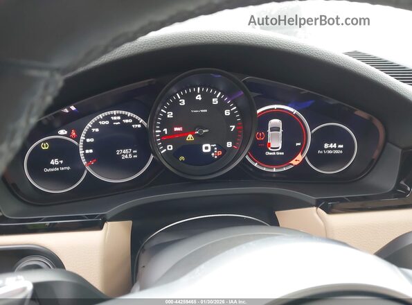 WP1AA2AYXPDA07590 2023 PORSCHE CAYENNE White უკანა სავარძლების ხედი