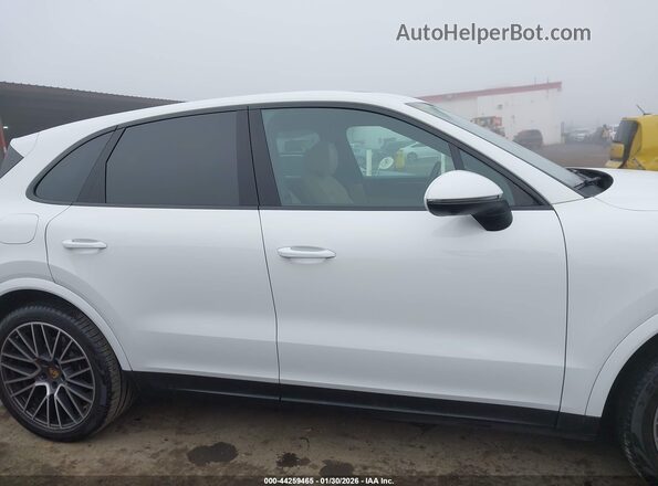 WP1AA2AYXPDA07590 2023 PORSCHE CAYENNE White უკანა სალონის ხედი