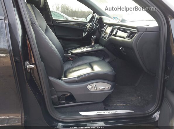 WP1AB2A50GLB45485 2016 PORSCHE MACAN Black Vista interior delantera