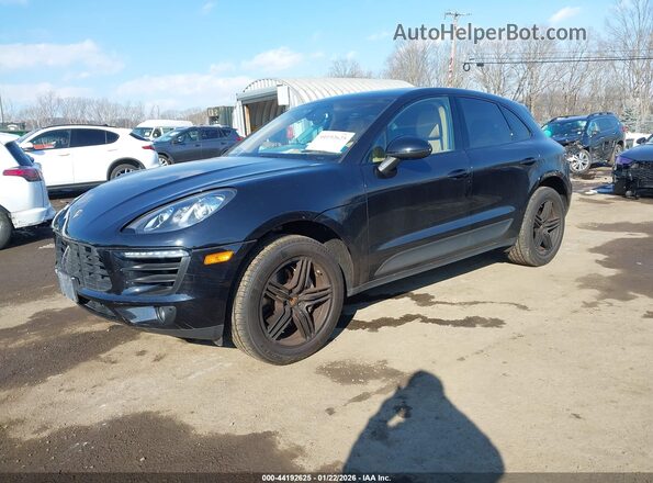WP1AB2A50GLB55224 2016 PORSCHE MACAN Черный Передняя левая четверть