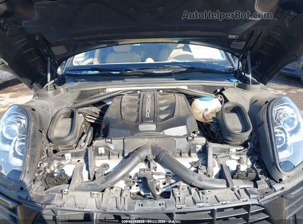 WP1AB2A50GLB55224 2016 PORSCHE MACAN Черный Вид сзади