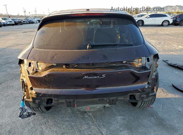 WP1AB2A58MLB35766 2021 PORSCHE MACAN Brown Вид ззаду