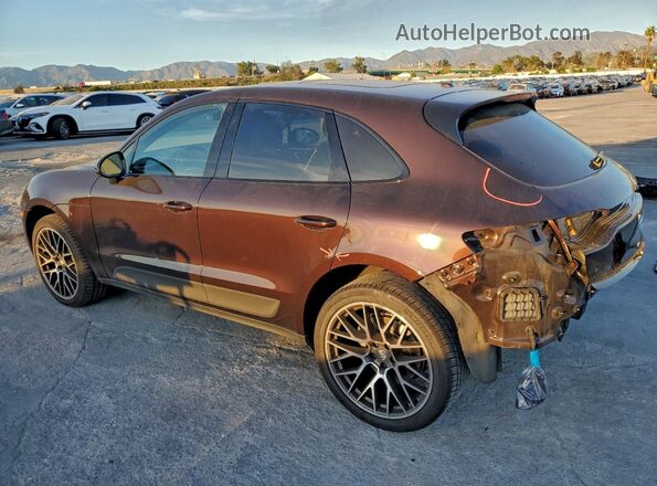 WP1AB2A58MLB35766 2021 PORSCHE MACAN Brown Задня ліва чверть